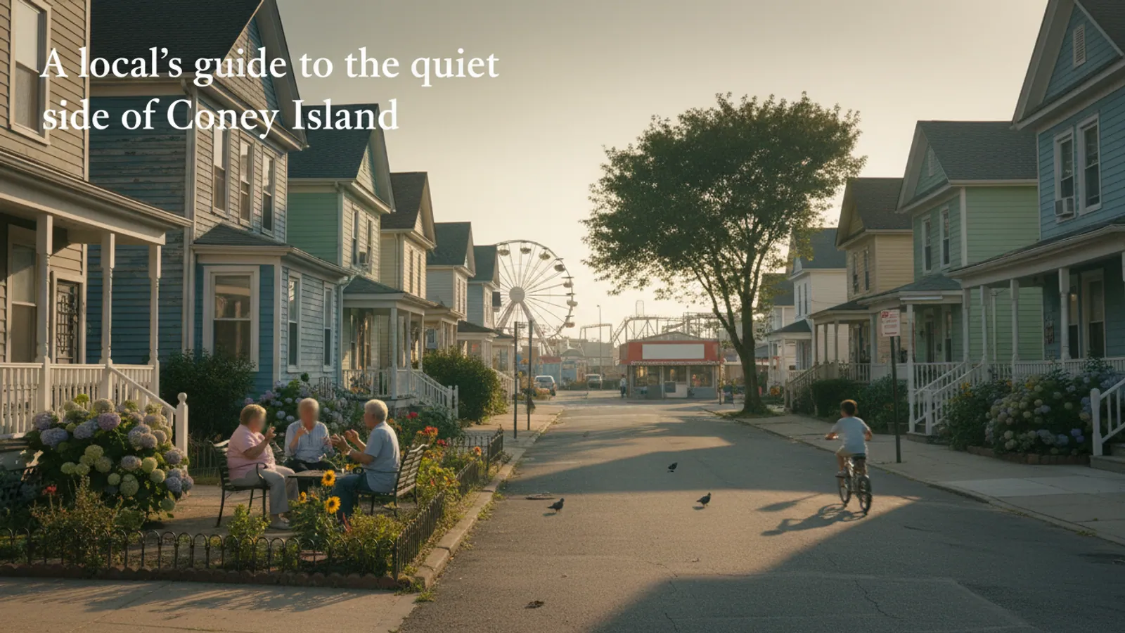 Editorial view of Coney Island illustrating A local's guide to the quiet side of Coney Island