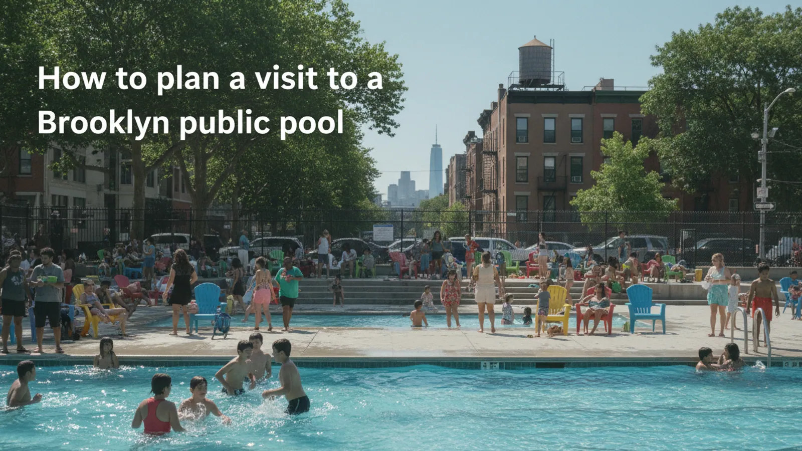 Editorial view of Brooklyn illustrating How to plan a visit to a Brooklyn public pool