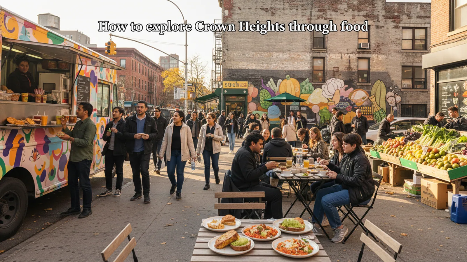 Editorial view of Crown Heights illustrating How to explore Crown Heights through food