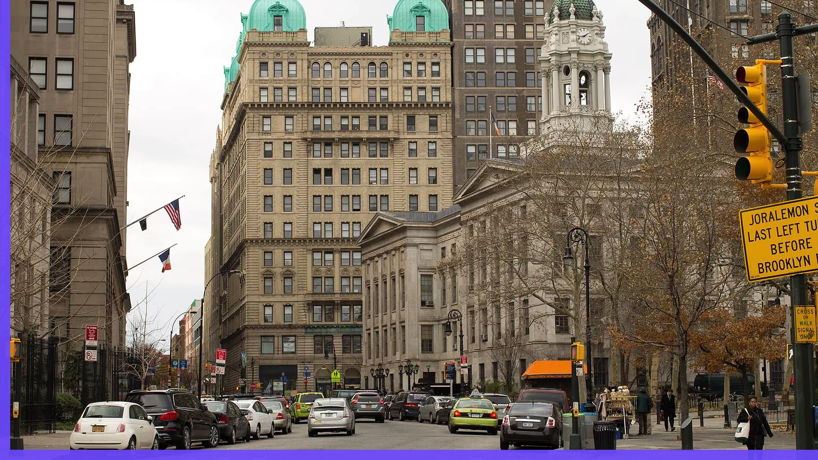 A Brooklyn neighborhood streetscape illustrating housing in Downtown Brooklyn