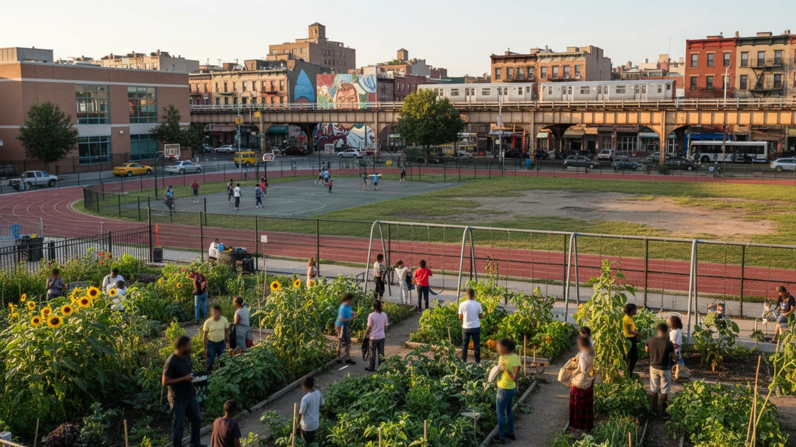 Editorial view of East New York illustrating A practical guide to East New York’s public spaces