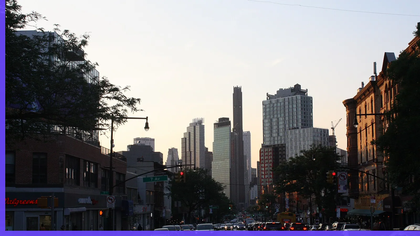 A Brooklyn neighborhood streetscape illustrating caribbean food in Flatbush