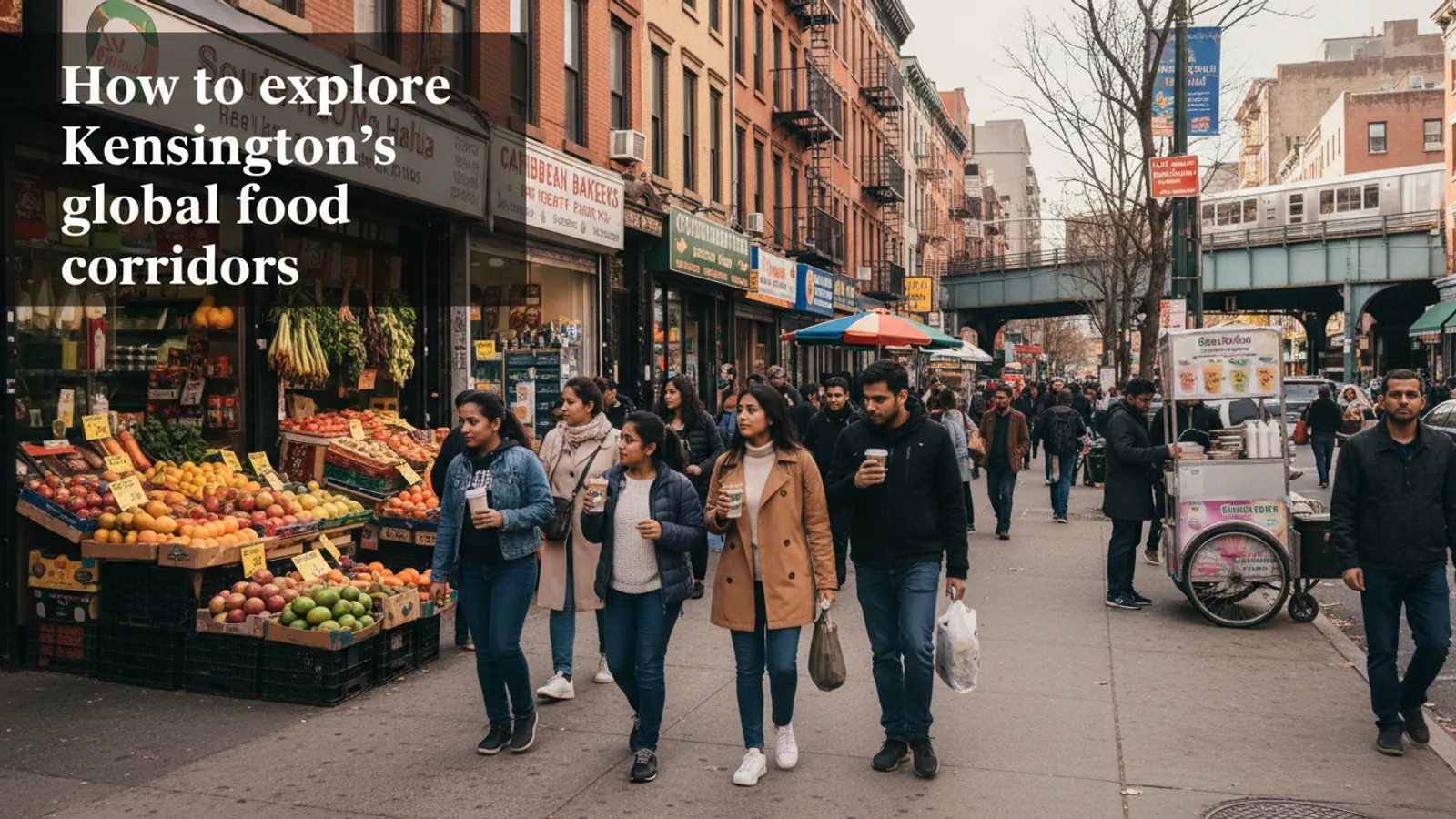 Editorial view of Kensington illustrating How to explore Kensington’s global food corridors
