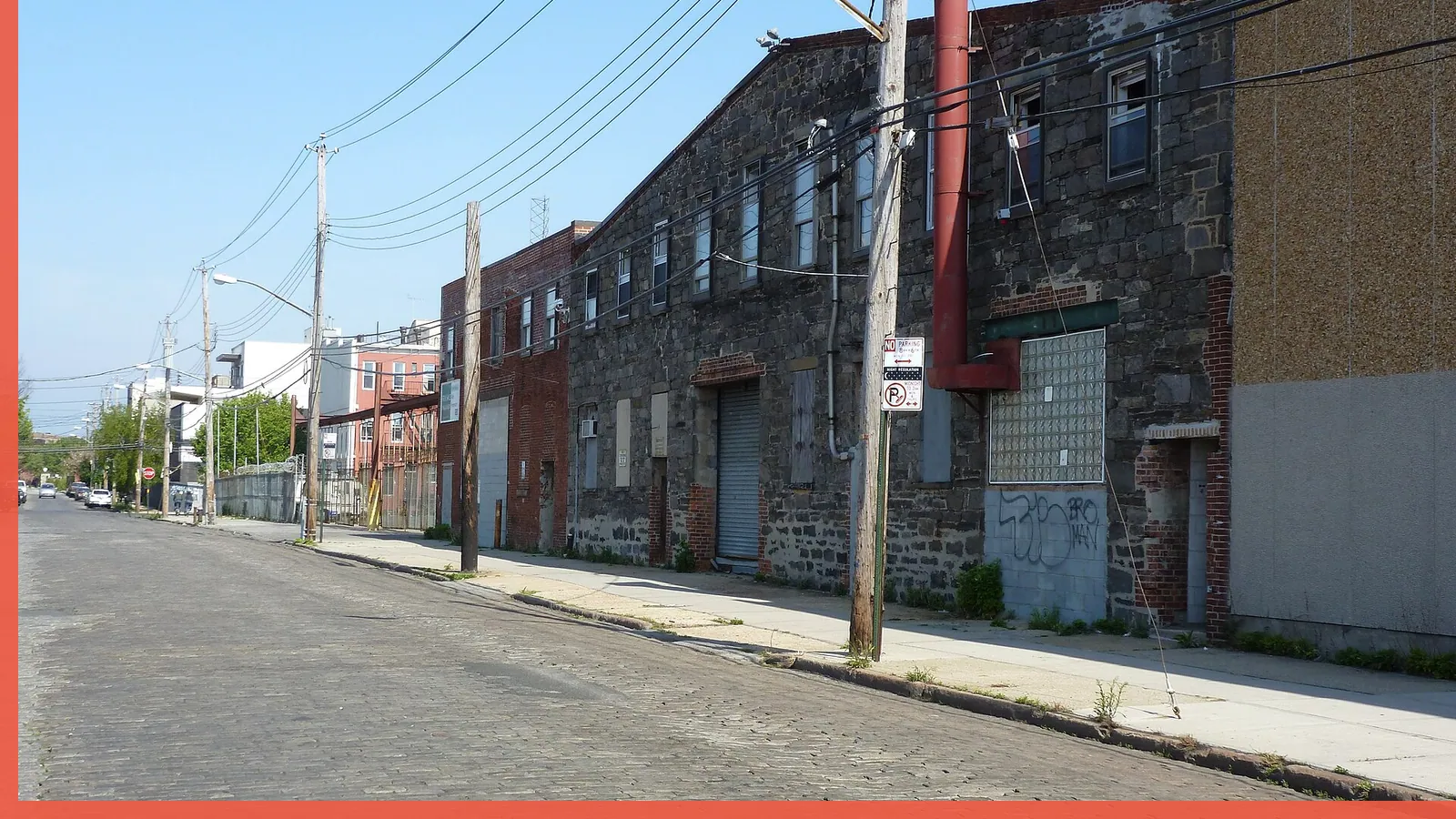 A Brooklyn neighborhood streetscape illustrating small businesses in Red Hook
