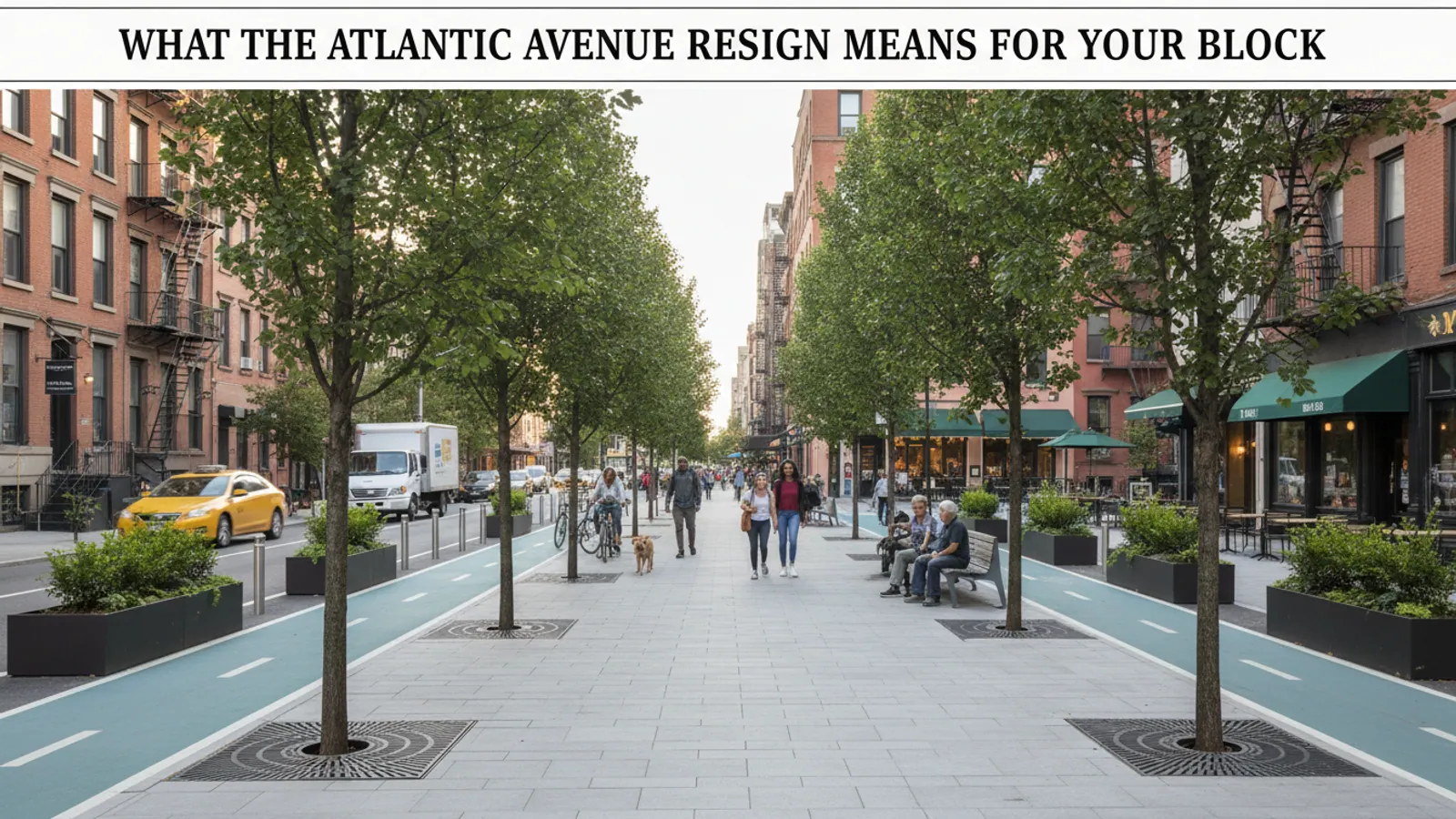 Editorial view of Boerum Hill illustrating What the Atlantic Avenue redesign means for your block